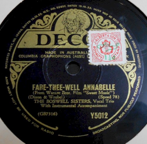 Fare Thee Well, Annabelle / Lullaby of Broadway