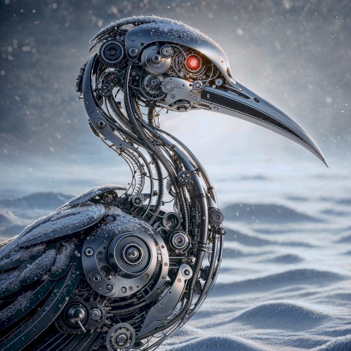 The Droidbird in the Snowstorm