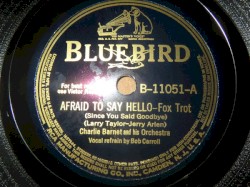 Afraid to Say Hello / Conga Del Moaxo
