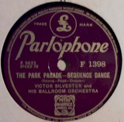 The Park Parade / Dance Instruction Record for the Park Parade
