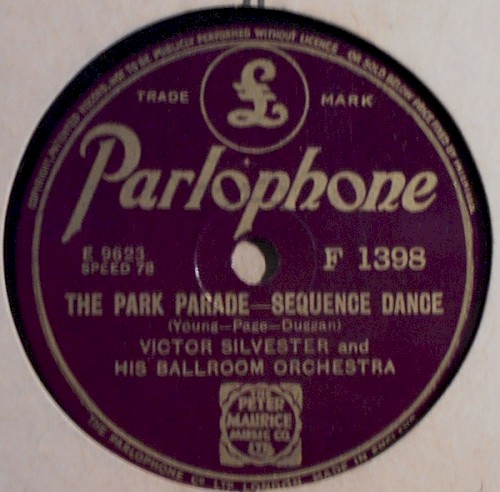 The Park Parade / Dance Instruction Record for the Park Parade