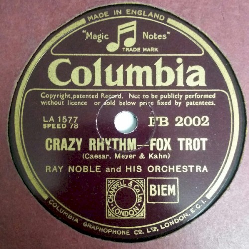 Crazy Rhythm / The Moon of Manakoora