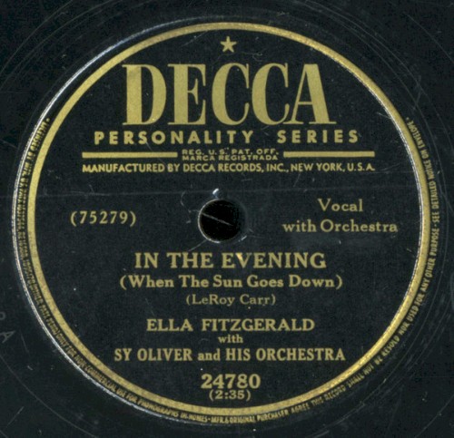 In the Evening (When the Sun Goes Down) / Talk Fast, My Heart, Talk Fast