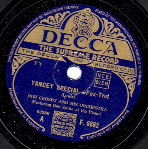 Yancey Special / Milk Cow Blues