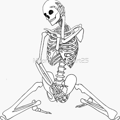 sexy spooky skeleton