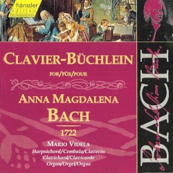 Clavier‐Büchlein für Anna Magdalena Bach, 1722