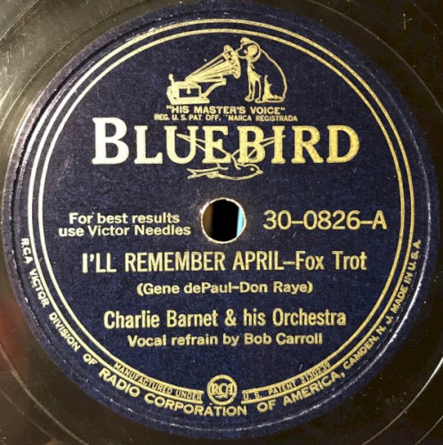 I'll Remember April / Don't Take Your Love From Me