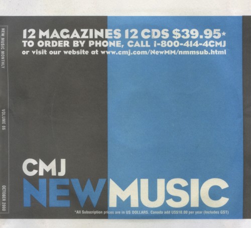 CMJ New Music Monthly, Volume 86: October 2000
