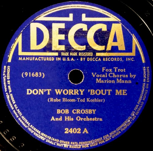 Don't Worry 'Bout Me / What Goes Up Must Come Down