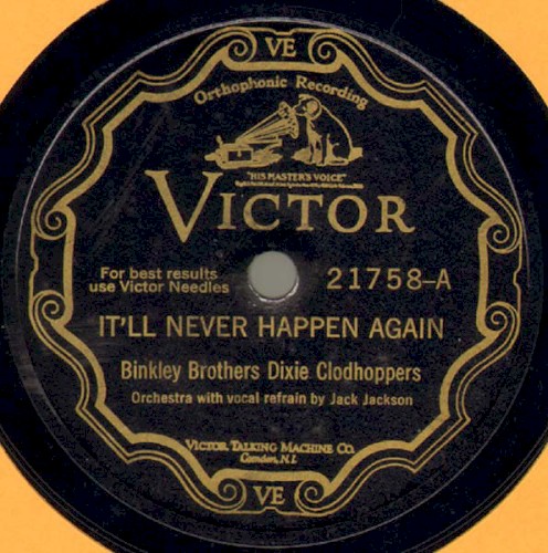 It'll Never Happen Again / All Go Hungry Hash House