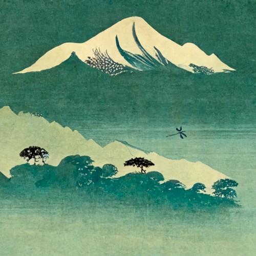 behind the mountain, beneath the tree