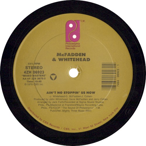 Ain't No Stoppin' Us Now / You Gonna Make Me Love Somebody Else