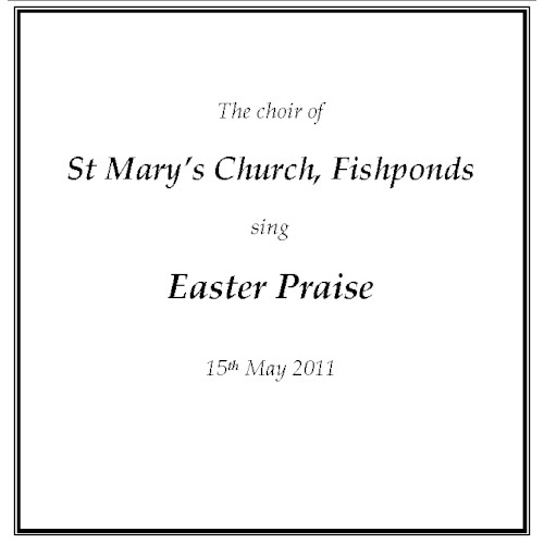 Easter Praise 2011