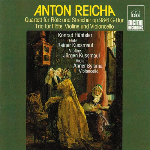 Quartett für Flöte und Streicher, op. 98/6 G-Dur / Trio für Flöte, Violine und Violincello