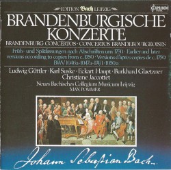 Brandenburgische Konzerte: Früh- und Spätfassungen