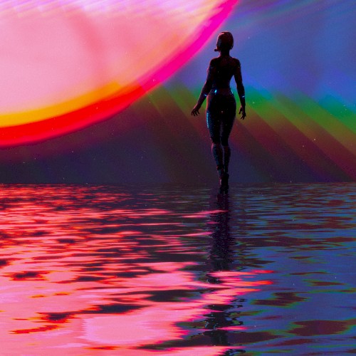 Neon Rose Garden