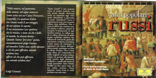 Canti popolari russi