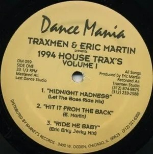1994 House Trax's Volume I