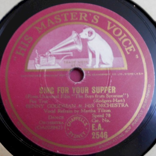 Sing for Your Supper / The Siren's Song