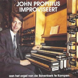 John Propitius Improviseert aan het orgel van de Bovenkerk te Kampen