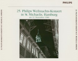25. Philips Weihnachts-Konzert in St. Michaelis, Hamburg am 12 Dezember 1986