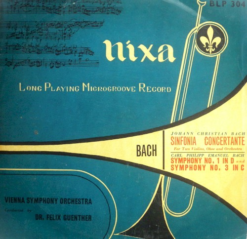 J.C. Bach: Sinfonia Concertante / C.P.E. Bach: Symphony No. 1 in D - Symphony No. 3 in C