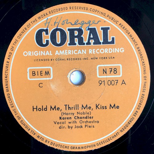 Hold Me, Thrill Me, Kiss Me / One Dream (Tells Me)