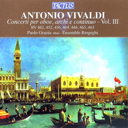 Concerti per oboe, archi e continuo, Vol. III