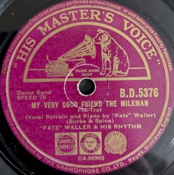 My Very Good Friend the Milkman / Black Raspberry Jam