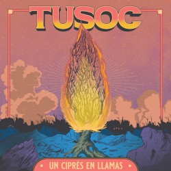 Un ciprés en llamas