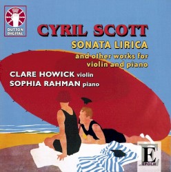 Sonata Lirica and Other Works for Violin and Piano