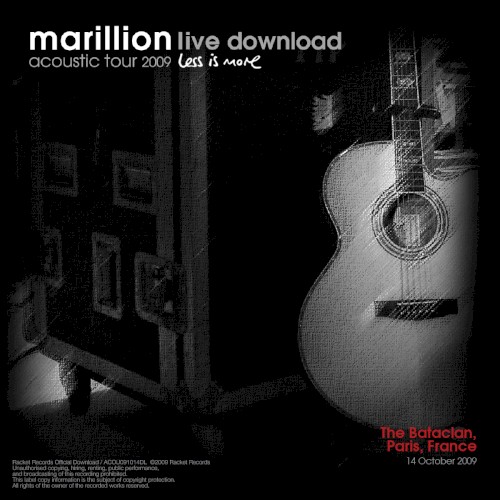 Acoustic Tour 2009: The Bataclan, Paris, France. 14 October 2009