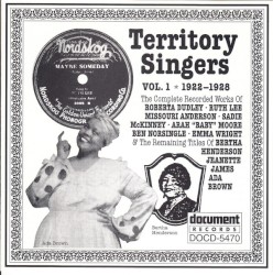 Territory Singers Volume 1 (1922-1928)