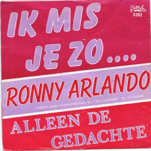 Ik mis je zo... / Alleen de gedachte