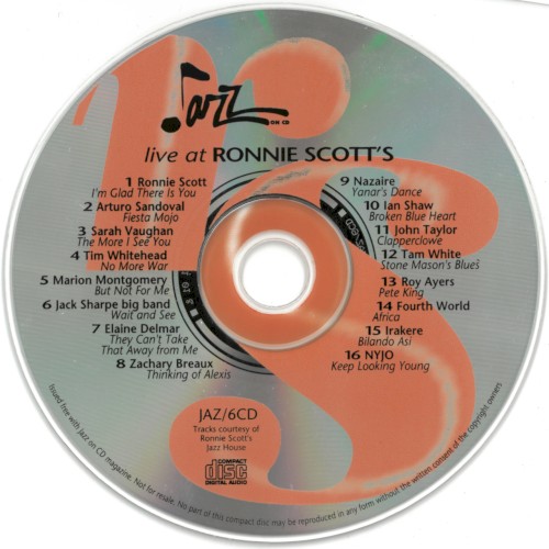 Jazz on CD no. 6: Live at Ronnie Scott’s