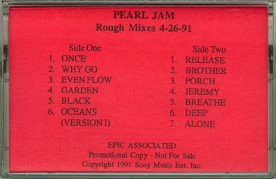 Rough Mixes 4-26-91