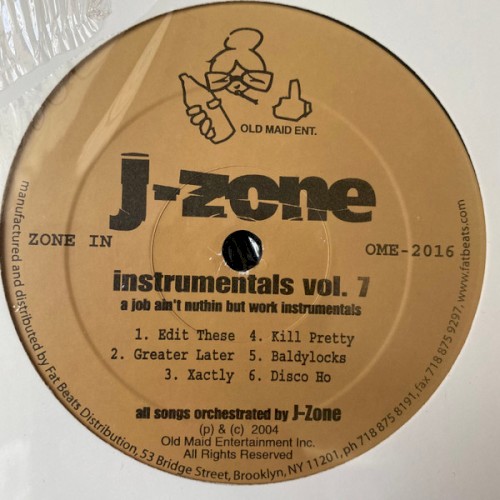 A Job Ain't Nuthin But Work (Instrumentals Vol. 7)