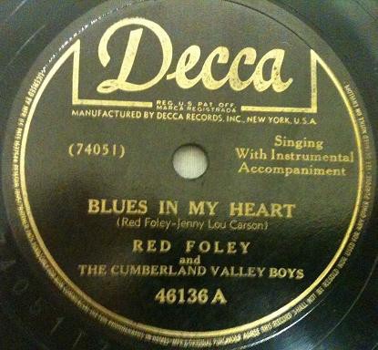 Blues in My Heart / Tennessee Saturday Night