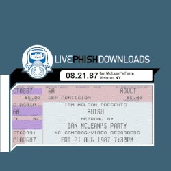 1987-08-21: Ian McLean's Farm, Hebron, NY, USA