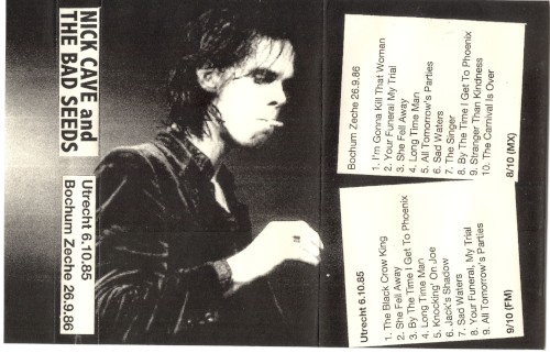 1986‐10‐06: Muziekcentrum Vredenburg, Utrecht, Netherlands