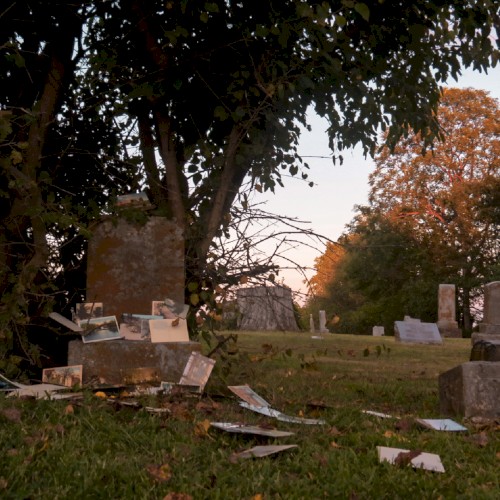 postcards from a churchyard