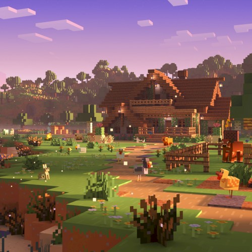 Minecraft: Soothing Farm Morning