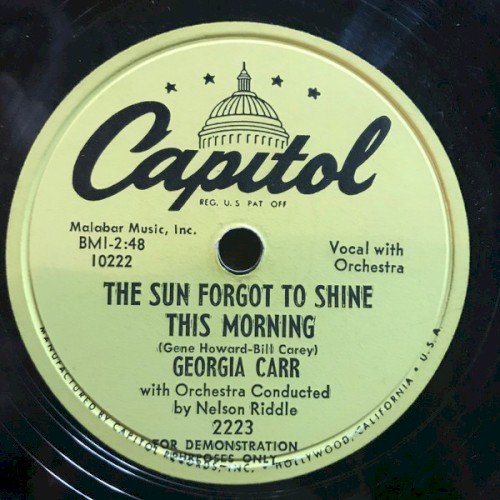 The Sun Forgot to Shine This Morning / The Whisp'ring Serenade