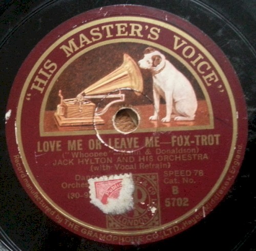 Love Me or Leave Me / Makin' Whoopee