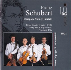 Complete String Quartets, Volume 1: String Quartet in G major D. 887 / String Trio in B major, D. 471 / Fragment, D. 2c