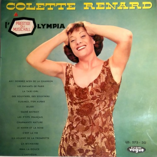 Colette Renard à l'Olympia