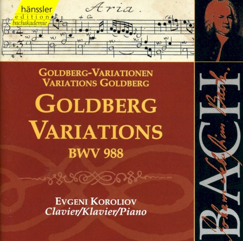 Goldberg‐Variationen, BWV, 988