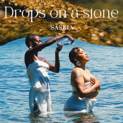 Drops on a stone