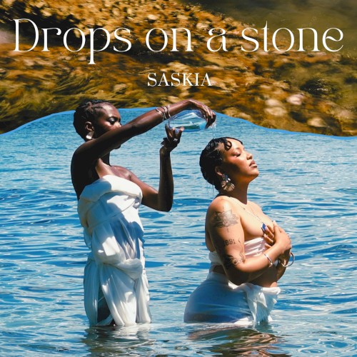 Drops on a stone