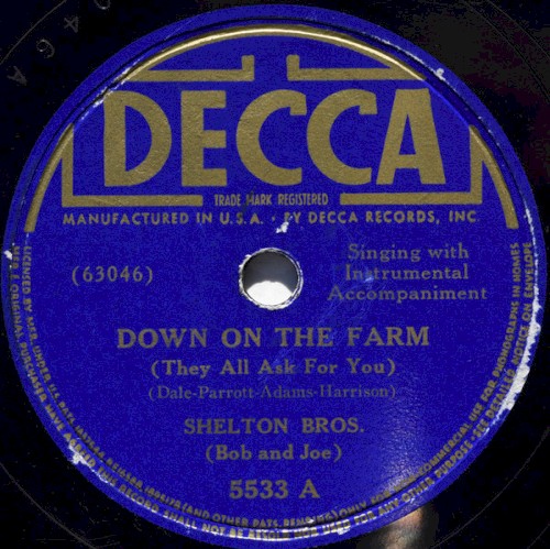 Down On The Farm / Aura Lee